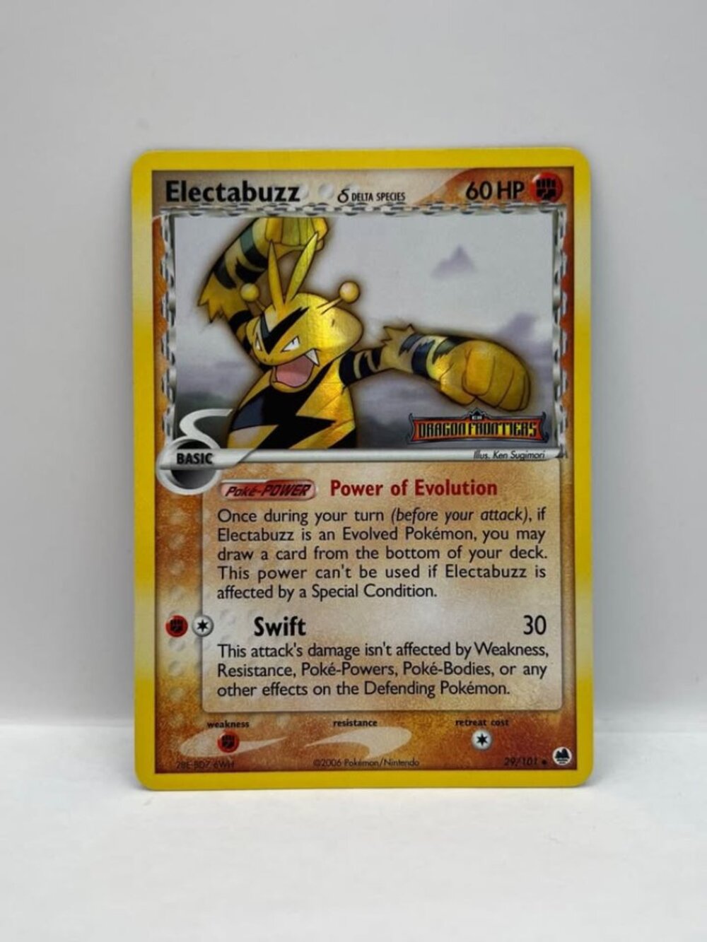 2006 Electabuzz 29/101 Stamped EX Dragon Frontiers Delta Species